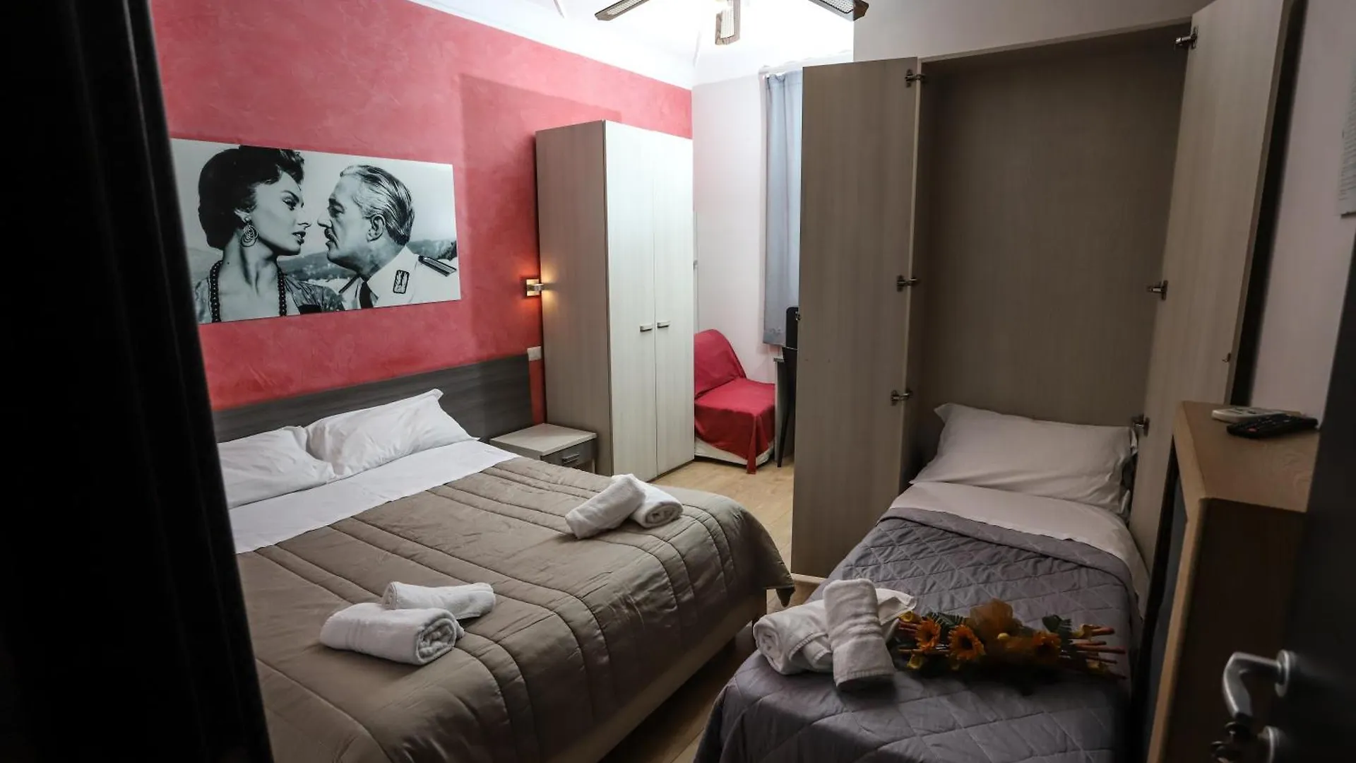 לינה וארוחת בוקר B&B Central Palace King Of רומא